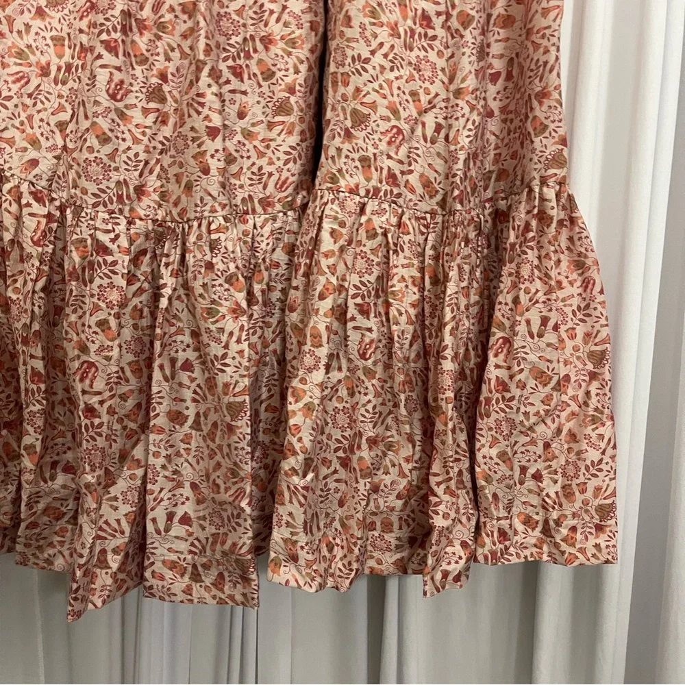 Sabina Musayev Jennifer Floral Ginger Print Maxi Dress size Medium - Picture 11 of 11